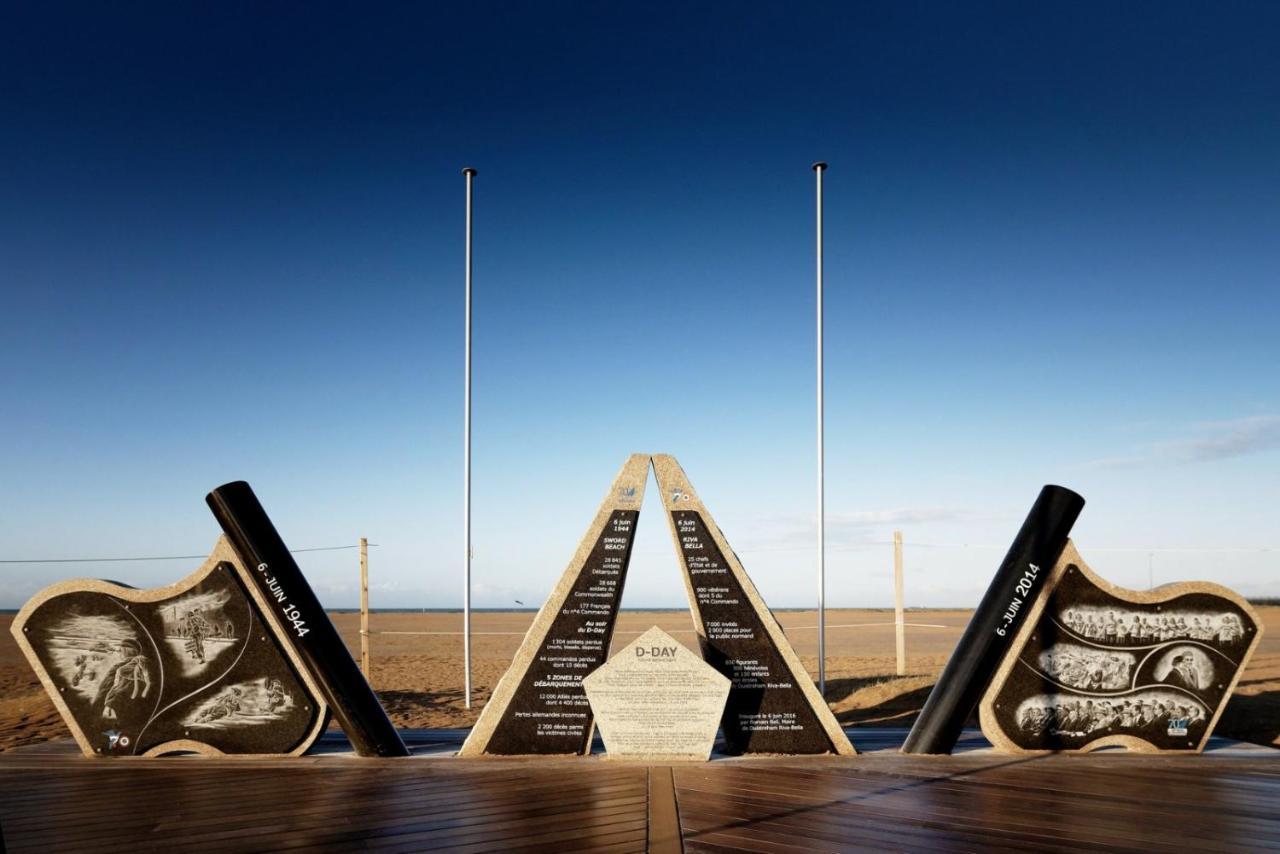 Le Luxe & Votre Vue Mer A Ouistreham Riva Bella エクステリア 写真
